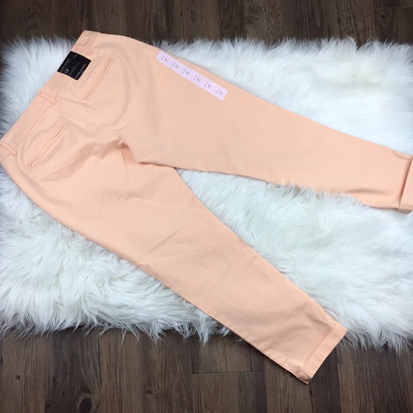 Banana Republic Slim Ankle Orange Pant 0P - Picture 3 of 4